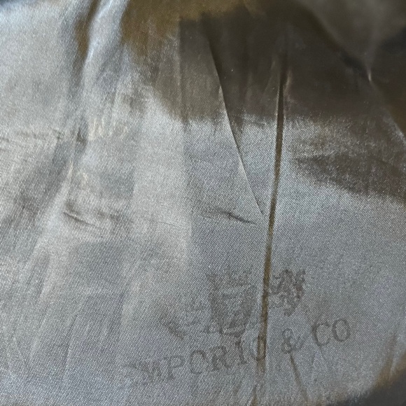 Emporio & Co. Vintage Men's Black Leather Jacket, Size Medium. - Picture 8 of 14